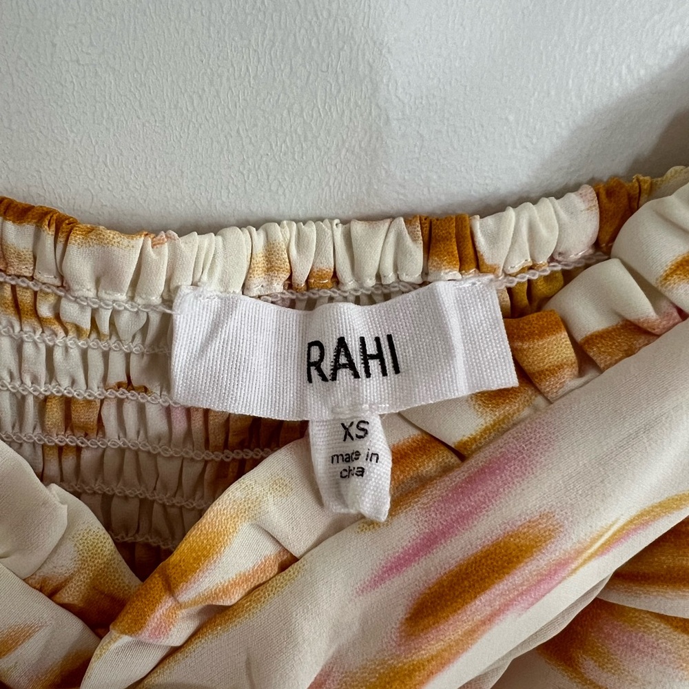 Rahi Ruffled Colorful Long Sleeve Mini Dress - Picture 2 of 3